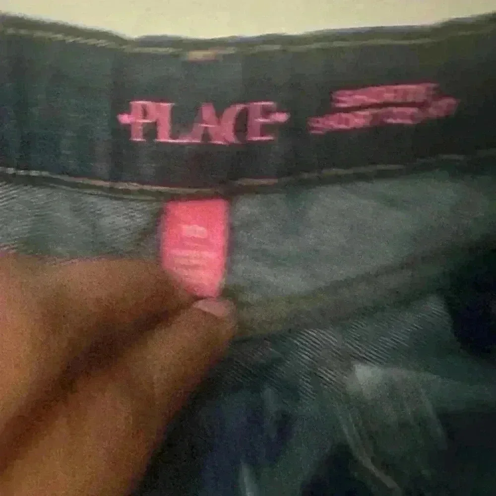 Kids size 10 short blue jeans.